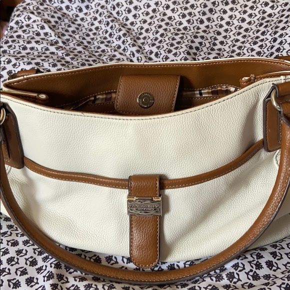 Tignanello Handbags - White and tan tignanello purse